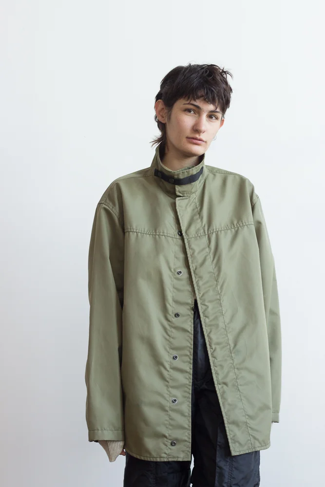 1998 Final Home Kosuke Tsumura Nylon Shirt Jacket — Wayward Collection 1998 Final Home Kosuke Tsumura Nylon Shirt Jacket — Wayward Collection